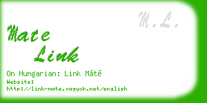 mate link business card